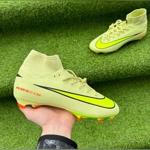 Nike Zoom Mercurial Superfly 10 Pro FG Limelight Volt Men's Soccer Cleats 9 US